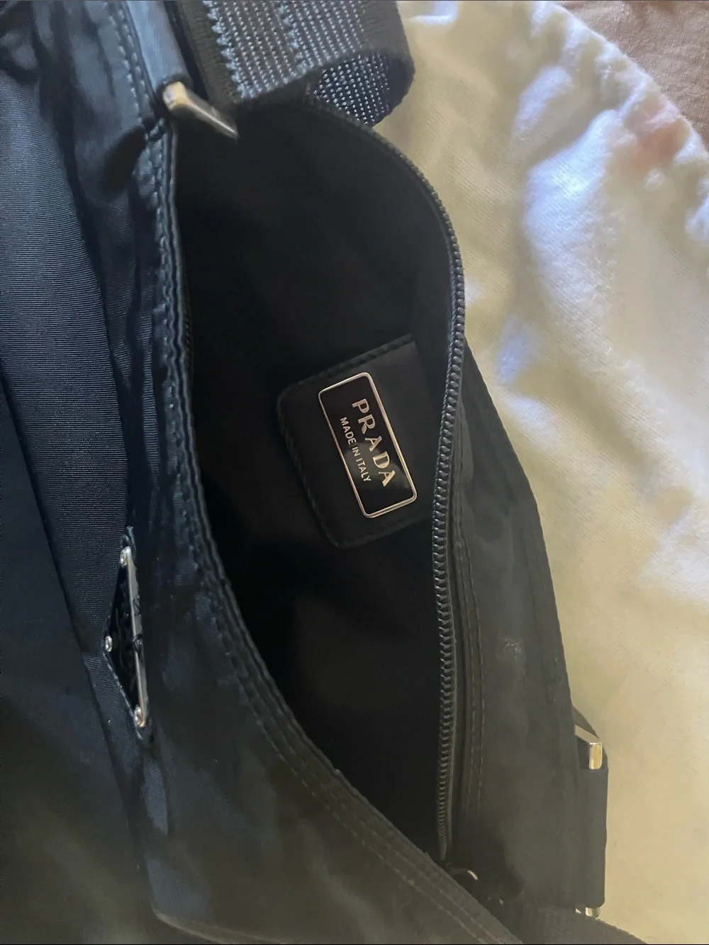 Prada Black Shoulder Bag with Adjustable Strap - Picture 4 of 8